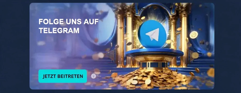 Platin Casino offizieller Telegram-Kanal für exklusive Boni und Community-Updates.